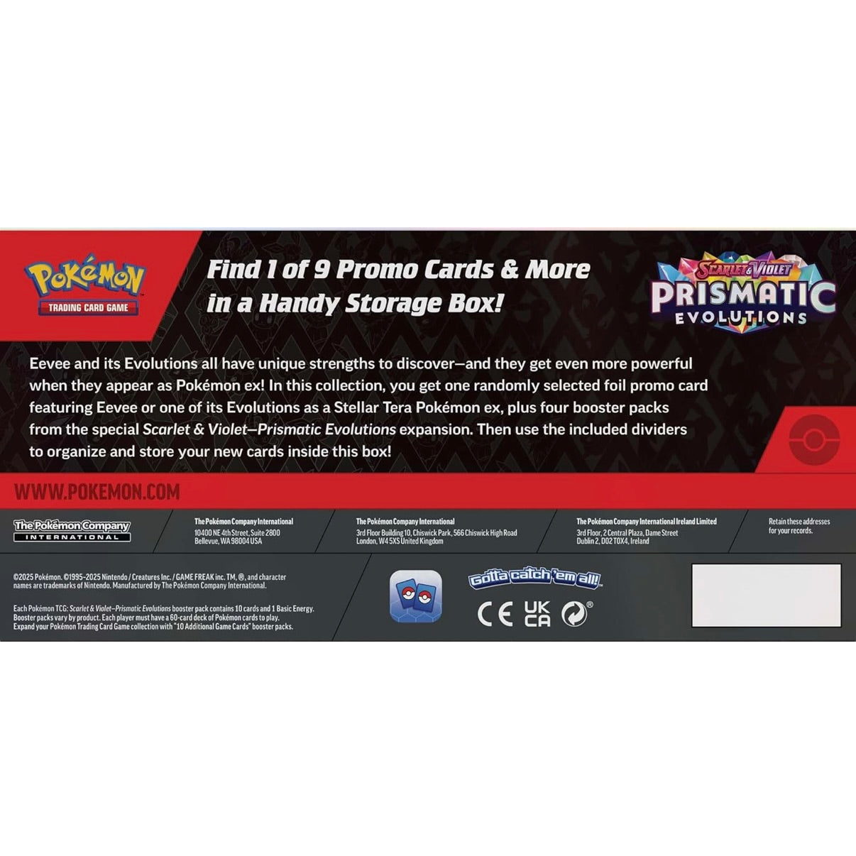 Prismatic Evolutions Surprise Box